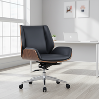 Chaise de bureau de direction ergonomique moderne de luxe, mobilier commercial, confort, cuir classique, chaise pivotante de bureau pour patron