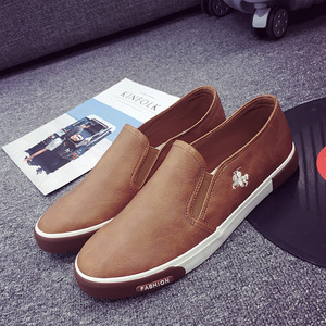 Mocassins décontractés pour hommes à enfiler, chaussures paresseuses kaki plates et confortables pour le quotidien et l'extérieur - Product Image 4