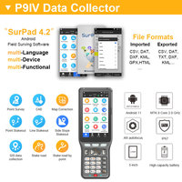 Colector de Datos Portátil Stoenx P9IV FOIF Unistrong, Colector de Datos Android, Controlador RTK, Software GPS Surpad 4.2, Sistema Google