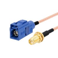 Câble coaxial RF Fakra C mâle vers SMA mâle RG316 pour routeur de navigation GPS, adaptateur d'antenne de modem automobile