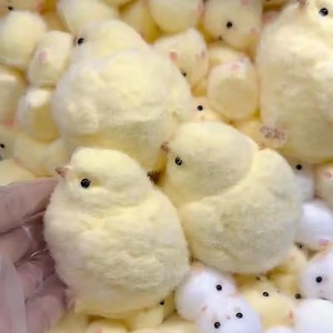 Jouet à presser en silicone jaune fait main, en forme de poulet géant, poussin mignon, poule Taba, cadeau amusant, poussin moelleux - Product Image 2