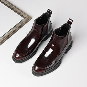 Nouvelles Chaussures Habillées en Cuir Véritable pour Hommes, Modèle Oxford à Bout Carré, Idéales pour Mariages, Semelle Extérieure en Caoutchouc Antidérapante avec Conception Massante - Product Image 2
