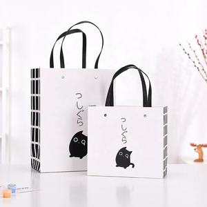 Commercio all'ingrosso su ordinazione di stampa rivetto maniglia di lusso a buon mercato sacchetti di carta con il proprio logo - Product Image 4