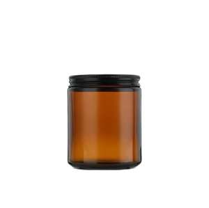 <span class=keywords><strong>Newray</strong></span> 150ml bocaux à bougie en verre vide ambré vente populaire emballage de boîte de pot de crème avec couvercles en aluminium pour poudre libre et crème pour le visage - Product Image 2