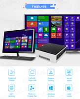Mini PC Gaming NUC Puissant en Promotion avec Processeur Core i7-10710U de 10ème Génération, Double RAM DDR4, SSD, Affichage 4K, Windows 10, Wi-Fi 5 et Ventilateur
