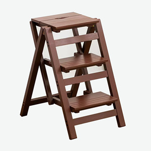 Cao Su Gỗ Mul Chức Năng Folding Bench, Gấp Cầu Thang Băng Ghế Hoa Nồi Hiển Thị Đứng - Product Image 3