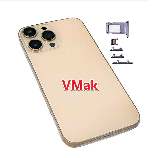 Replacement Bar-Designed Back Cover Housing for iPhone 12 13 14 15 16 Series Mobile Phone Parts