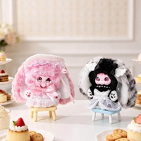 Lot de 6 figurines en peluche 100 % PVC de la série Jiimo Elf Tea Party, pendentifs tendance, échelle 1/12, vente en gros, best-seller