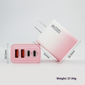 Cargador Rápido Multifunción <span class=keywords><strong>de</strong></span> 4 Puertos, Doble USB y Doble <span class=keywords><strong>Tipo</strong></span>-<span class=keywords><strong>C</strong></span>, 120W, <span class=keywords><strong>Adaptador</strong></span> <span class=keywords><strong>de</strong></span> <span class=keywords><strong>Corriente</strong></span> USB <span class=keywords><strong>Tipo</strong></span> <span class=keywords><strong>C</strong></span> PD para Huawei/<span class=keywords><strong>Samsung</strong></span>/Xiaomi - Product Image 5