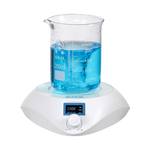 Laboratorio Nuevo diseño Agitación portátil 3L 150-1500RPM Placa DE TRABAJO PET IP54 con función de sincronización Mini agitador magnético - Product Image 1