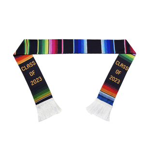 Estola de graduación académica cinta impresión digital diseño OEM estola de graduación sublimación poliéster al por mayor - Product Image 3