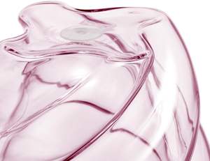 ชุดแก้วสองชั้น สีชมพูใส ขนาด 300 มล. แก้วน้ำ แก้วเก็บความร้อน แก้วกาแฟ ทำจากแก้วโบโรซิลิเกตเป่าด้วยปาก - Product Image 3