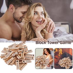 Jouets en bois coquins de luxe pour couples, 48 pièces, blocs de construction pour rendez-vous galants, jeux de société pour adultes, soirées romantiques et Saint-Valentin, jouets sexuels haut de gamme - Product Image 2