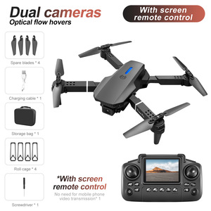 <span class=keywords><strong>Drone</strong></span> <span class=keywords><strong>pas</strong></span> <span class=keywords><strong>cher</strong></span> Hot E88 E99 avec télécommande à écran, zoom 50X, mode sans tête, double caméra, vol stationnaire, moteur sans balais pour débutants - Product Image 6