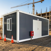 Maison conteneur détachable de 20 pieds, maison préfabriquée pour l'hébergement des travailleurs, chantier, camp, construction rapide