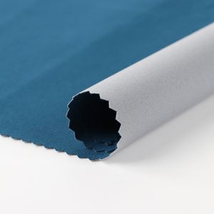 Vente en gros de mousseline de soie rayée chinée écologique de haute qualité collée avec un <span class=keywords><strong>film</strong></span> PU et un fil flottant 30D - Product Image 6