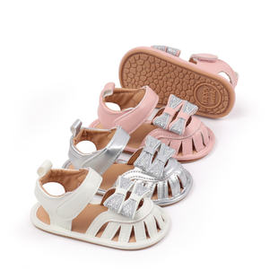 Sandales pour bébé fille en cuir PU souple de haute qualité, semelle antidérapante en TPR - Product Image 6