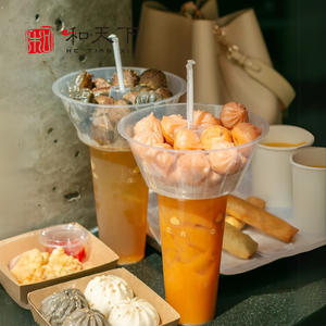 700ml rõ ràng PP cốc nhựa với nắp tùy chỉnh đồ uống và đồ ăn nhẹ container cho bánh bao, gà rán, khoai tây chiên, và nhiều hơn nữa - Product Image 2