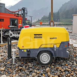 Copco XAHS38 Diesel-air Screw Compressor with 12bar and 2m³/min Is Used for Open-pit Blasting in Mines - Product Image 1