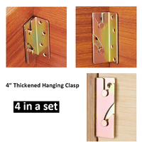 Hoch leistungs moderne Metall möbel Glieder stücke Bett Haken Scharnier Regal/Dreieck Halterung Schwere Stahl Winkels truktur Verdicktes Design