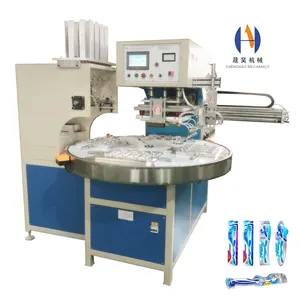 High Frequency Tooth Brush Cardboard Rotary Large Plastic Welder Sealer Blister Packing Machine