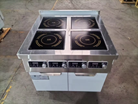 Kompor Induksi Listrik Dapur Restoran Komersial dengan 6 Tungku Peralatan Memasak untuk Restoran