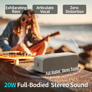 Altavoz Bluetooth IP68 Resistente al Agua, 24 Horas de Reproducción, Bluetooth 6.0, Emparejamiento TWS, Sonido Estéreo de 20W con Bajos Profundos, Entrada AUX - Product Image 3