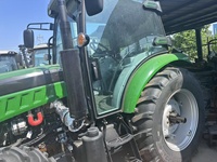 Tracteur à roues YTO diesel 40/45 CV, 4x4, transmission par engrenages, utilisation agricole, design compact multifonctionnel avec cabine ou cadre de sécurité