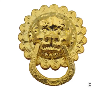 2025 New Design Wholesale Hot Sale <strong>Gold</strong> Lion Head Pull Cabinet Handle <strong>Knobs</strong> Pull Handle - Product Image 1