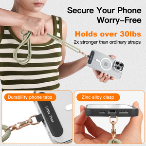 Dây đeo điện thoại đa năng bằng polyester, có thể điều chỉnh, kèm móc treo, logo, dây đeo cổ, dây đeo chéo - Product Image 4