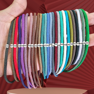 <span class=keywords><strong>Collier</strong></span> <span class=keywords><strong>ras</strong></span> <span class=keywords><strong>de</strong></span> <span class=keywords><strong>cou</strong></span> BCL1322 populaire avec fermoirs en laiton, cordon en corde <span class=keywords><strong>de</strong></span> soie tressée en <span class=keywords><strong>nylon</strong></span> multicolore, extrémités dorées - Product Image 5