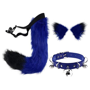 Yihaoyi - Juego <span class=keywords><strong>de</strong></span> 3 Piezas <span class=keywords><strong>de</strong></span> Diadema <span class=keywords><strong>de</strong></span> Orejas <span class=keywords><strong>de</strong></span> Lobo y <span class=keywords><strong>Zorro</strong></span> con Pelo Sintético Ajustable, Horquilla para el Cabello, Color Personalizable, Estilo Anime, Disfraz <span class=keywords><strong>de</strong></span> Cosplay - Product Image 6