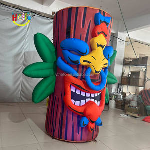 เสาโทเท็มที่ทำให้พองได้ไฟสนามตกแต่ง luau - Product Image 4