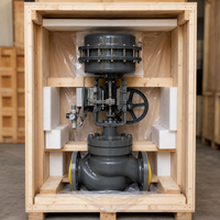 Vanne à diaphragme pneumatique avec commande manuelle et positionneur pour la régulation de débit industrielle OEM