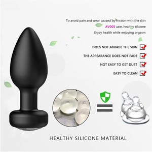 Brinquedo Vibratório Anal à Prova d'Água de Silicone com Controle Remoto, 10 Configurações de Vibração, Massageador de Próstata para Sexo Anal - Product Image 6