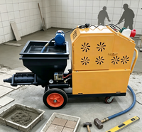 Machine professionnelle de projection de ciment à haute pression pour la construction de surfaces en béton