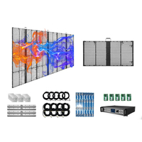 Extérieur P3.91 P4 P8 P10 3d muxwave holographique transparent affiche led écran publicitaire
