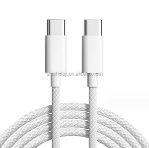 Hot Selling 1M 60W USB-C snellaadkabel, PD compatibel voor iPhone 15, 16 Pro Max, gevlochten afscherming met TPE mantel - Product Image 2