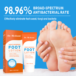 Crème anti-transpirante douce pour les pieds sensibles, contrôle de la transpiration et des odeurs, avec perle, pour femmes adultes, marque privée OEM/ODM - Product Image 2