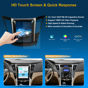 จอ IPS ระบบสัมผัส Android เครื่องเล่นวิทยุติดรถยนต์ มัลติมีเดีย พร้อมระบบนำทาง GPS สำหรับรถยนต์ฮุนได โซนาต้า ปี 2012-2014 - Product Image 2