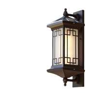 Lampe murale solaire en aluminium pour fenêtre, étanche IP65, moderne, extérieure, nouveau style chinois, pour jardin, terrasse, couloir, portail