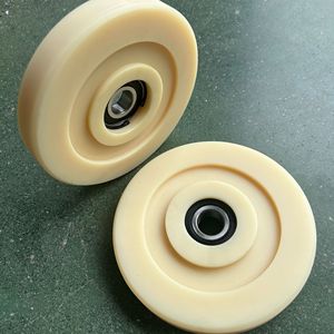 Alésage 6mm Poulie OD18mm 20 22 27 30 26 28 30 40 câble métallique en plastique voile poulie grue poulie fixe roue de levage en forme de U - Product Image 4