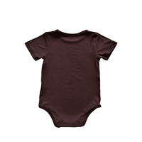 Combinaisons pour bébé d'été, barboteuse à manches courtes pour nourrissons, 260 grammes de fibre de bambou, robe pour enfants, décontractée, personnalisable pour 0-2T