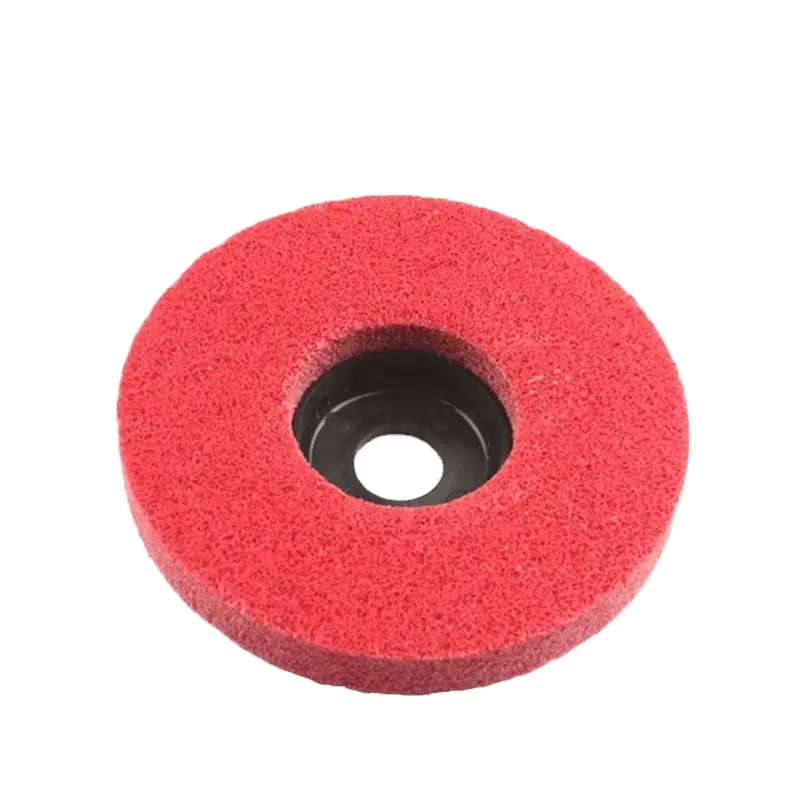 4 "Nylon Fibra Abrasivo Polimento Rebolo Roda de polimento Não tecido