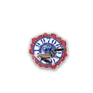 工場カスタム金属工芸品卸売アニメロゴグリッターピンバッジ金属ラペルピンソフトハードエナメルピン - Product Image 2