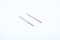 Foret en acier au tungstène HRC58 de haute précision, en carbure monobloc, à queue droite, pour machine-outil CNC, pour le perçage du métal et de l'acier inoxydable
