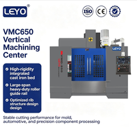 Centre d'usinage vertical CNC LEYO Vmc650, commande Fanuc, broche BT40, haute précision, capacité de 24 outils