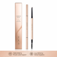 Crayon à sourcils 2 en 1 avec pointe de précision qui définit et crée des mèches, brosse douce pour modeler et estomper pour des sourcils d'apparence naturelle
