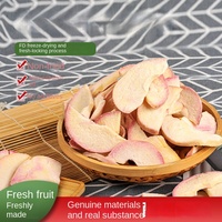 Gefreeze-droogde appelchips, kauwgomballetjes, kant-en-klaar gedroogd fruit, afkomstig uit Shandong, op kamertemperatuur te bewaren; ideaal tussendoortje voor zwangere vrouwen