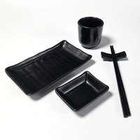 Assiettes en mélamine incassables HCMA pour restaurant, plats de buffet, traiteur, hôtel, plateau à sauce soja, plateau à sushi, tasses à thé, mugs, ensemble de vaisselle
